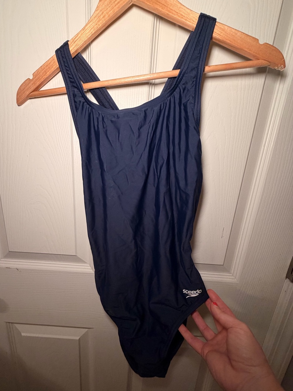 Speedo Women's Dark Navy Performance One-Piece Swimsuit